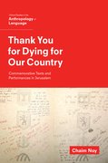 Cover for Thank You for Dying for Our Country