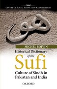 Cover for Historical Dictionary of the Sufi Culture of Sindh in Pakistan and India
