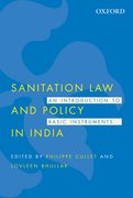 Cover for Sanitation Law and Policy in India