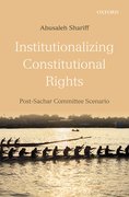 Cover for Institutionalizing Constitutional Rights