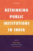 Cover for Rethinking Public Institutions in India