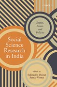 Cover for Social Science Research in India