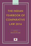 Cover for The Indian Yearbook of Comparative Law 2016