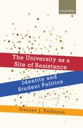 Cover for The University as a Site of Resistance