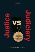 Cover for Justice versus Judiciary