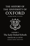 Cover for The History of the University of Oxford