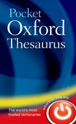 Cover for Pocket Oxford Thesaurus