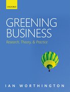 Cover for Greening Business