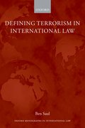 Cover for Defining Terrorism in International Law
