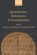 Cover for Quantification, Definiteness, and Nominalization