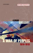 Cover for A War of Peoples 1914-1919 - 9780199542581