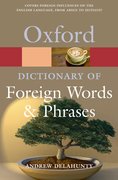 Cover for Oxford Dictionary of Foreign Words and Phrases