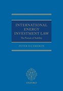 Cover for International Energy Investment Law