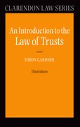 Cover for An Introduction to the Law of Trusts
