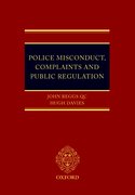 Cover for Police Misconduct, Complaints, and Public Regulation
