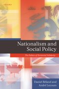Cover for Nationalism and Social Policy