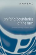 Cover for Shifting Boundaries of the Firm