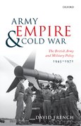 Cover for Army, Empire, and Cold War