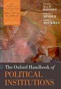 Cover for The Oxford Handbook of Political Institutions