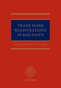 Cover for Trade Mark Registrations in Bad Faith