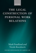 Cover for The Legal Construction of Personal Work Relations