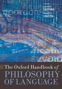 Cover for The Oxford Handbook of Philosophy of Language