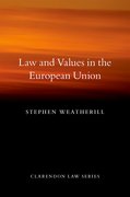 Cover for Law and Values in the European Union