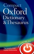 Cover for Compact Oxford Dictionary & Thesaurus - 9780199558476