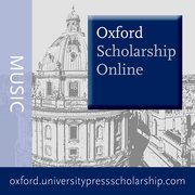 Cover for Oxford Scholarship Online - Music