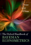 Cover for The Oxford Handbook of Bayesian Econometrics