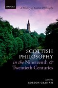 Cover for Scottish Philosophy in the Nineteenth and Twentieth Centuries