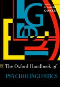Cover for The Oxford Handbook of Psycholinguistics