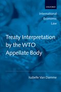 Cover for Treaty Interpretation by the WTO Appellate Body