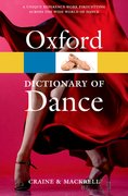 Cover for The Oxford Dictionary of Dance