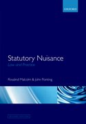 Cover for Statutory Nuisance: Law and Practice