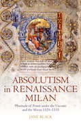 Cover for Absolutism in Renaissance Milan