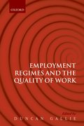 Cover for Employment Regimes and the Quality of Work