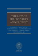 Cover for The Law of Public Order and Protest