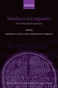 Cover for Interfaces in Linguistics