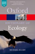 Cover for A Dictionary of Ecology