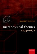 Cover for Metaphysical Themes 1274-1671