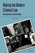 Cover for Making the Modern Criminal Law