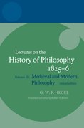 Cover for Hegel: Lectures on the History of Philosophy