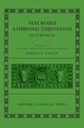 Cover for Macrobii Ambrosii Theodosii Saturnalia