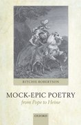 Cover for Mock-Epic Poetry from Pope to Heine