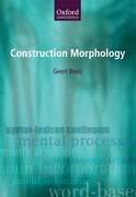 Cover for Construction Morphology