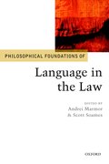 Cover for Philosophical Foundations of Language in the Law