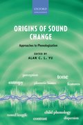 Cover for Origins of Sound Change