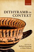 Cover for Dithyramb in Context