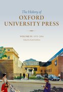 Cover for History of Oxford University Press: Volume IV
